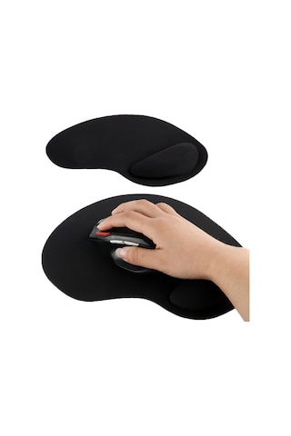 Ultra İnce Kauçuk Alt & Bez Sünger Bilek Destekli Mouse Pad