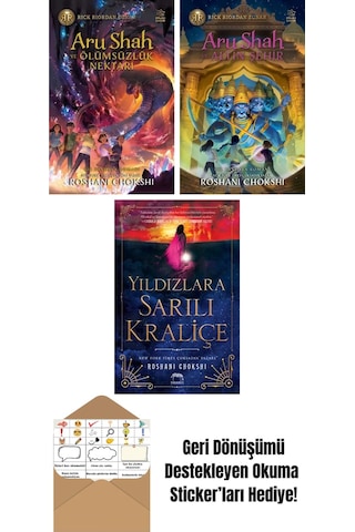 Aru Shah Ve Ölümsüzlük Nektarı + Aru Shah Ve Altın Şehir + Yıldızlara Sarılı Kraliçe