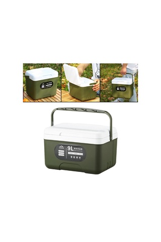 Suntek 9l Soğutucu Çanta Catering Therma Yiyecekleri Araba Haki