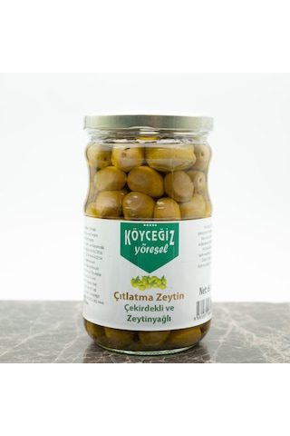Köyceğiz Yöresel Ekincik Çıtlatma Zeytin 600 G