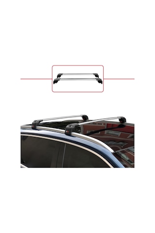 Togg T10x 2023 İle Uyumlu Ace-2 Ara Atkı Tavan Barı Gri