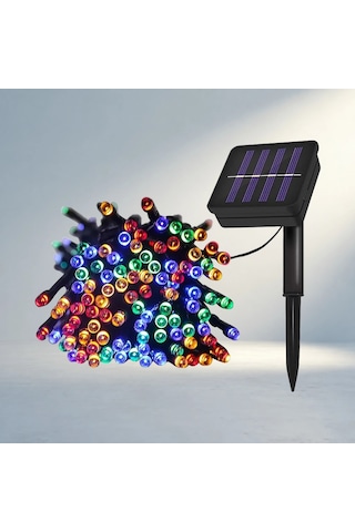 Fonksiyonel Rgb Solar Led Işık Kablo Altın