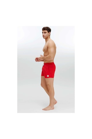 U.S. Polo Assn. Erkek Kırmızı Orta Boy Deniz Şortu 22006 Kırmızı