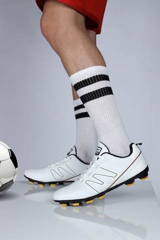 Jump 28524 Beyaz Çim Halı Saha Krampon Futbol Ayakkabısı