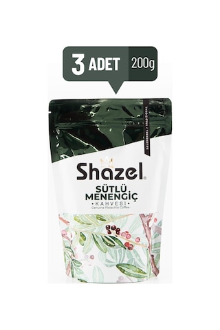 Shazel Sütlü Menengiç Kahvesi 200 Gr X 3 Adet Türk Kahvesi