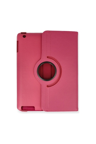 Newface - 675 - İpad Uyumlu 4 9.7 Kılıf 360 Tablet Deri Kılıf - Glblseme - - Pembe