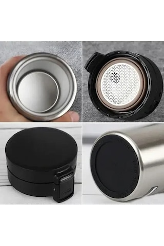 Paslanmaz Çelik Termos Bardak-mercampoutdoor Siyah