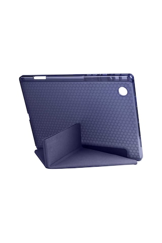 Samsung Galaxy Uyumlu Tab A8 X200 10.5inç Kılıf Kalem Bölmeli Silikon Smart Cover Tablet Kılıfı