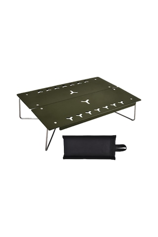 Homyl Kamp Katlanır Masa Taşıma Çantası Ile Açık Yeşil Yeşil Çok Renkli