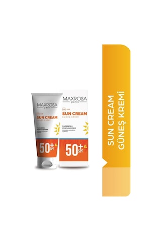 Maxrosa Paris SPF 50+ Yüksek Koruyucu Güneş Kremi 60 ML