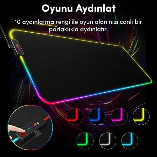 Spire 80x30cm Rgb Gaming Oyuncu Mousepad