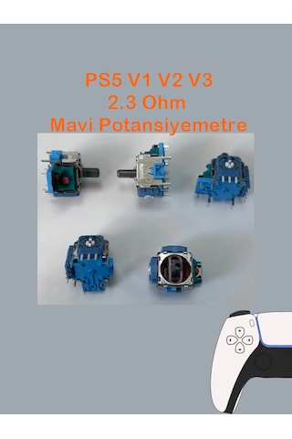 Ps5 Tüm Kollar İle Uyumlu Analog Motor Mavi Renk 2.3k Ohm