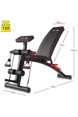 Voit Vfit By Voit D208 Katlanabilir Kol Dayamalı Incline/decline Sehpa