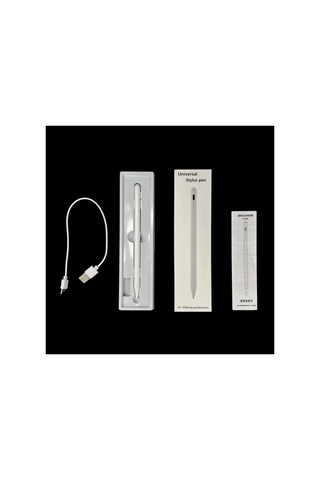 K2260 Ios Ve Android Uyumlu Universal Dokunmatik Stylus Kalem - Beyaz - 100