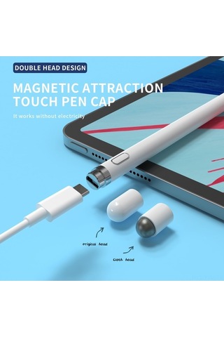 Novahub Evrensel Dokunmatik Kalem - İos/android Uyumlu, Usb Şarjlı, 8 Saat Kullanım, Küçük Boyutlu