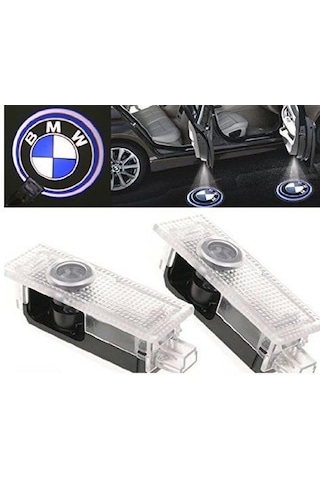 Bmw F20 F30 F32 F36 İçin Uyumlu Kapı Altı Hayalet Logo 2 Adet