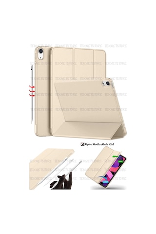 Apple Uyumlu iPad 10. Nesil 2022 10.9 Inç Tablet Flip Smart Standlı Akıllı Kılıf Smart Cover