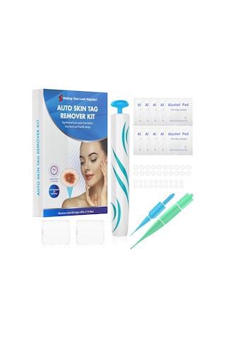 Tenfowee 2mm-8mm Çift Fonksiyonlu Cilt Et Beni Ve Siğil Çıkarıcı Alet, Değiştirilebilir Uçlu Yüz Bakım Aracı