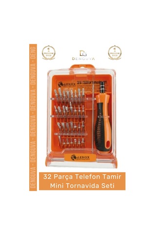 Tornavida Profesyonel Hassas Elektronik Onarım Seti 32 Parça Telefon Tamir Mini Tornavida Seti