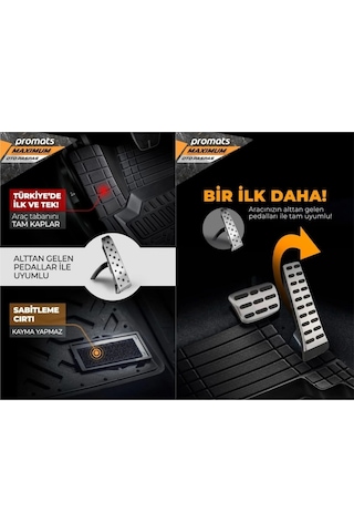 Promats 4d Havuzlu Paspas Maximum 5 Parça Bej