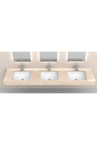 Turkuaz Seramik City 40x55 cm Tezgah Altı Lavabo