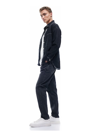 Koton Pamuklu Normal Bel Tapered Fit Jean Pantolon - Joe Jean Siyah 5sam40139nd Siyah