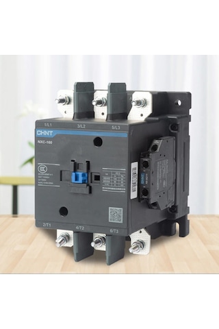 Chınt Nxc-160 220v Ac Bobinli 3p 75kw 160a 2na+2nk Yardımcı Kontaklı Kontaktör