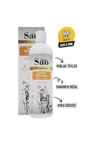 Saovet Kedi Köpek Shampoo Vanilya 400 ML