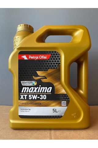 Petrol Ofisi XT 5W-30 Sentetik 5 Litre Motor Yağı (20/06/2026 Üretim)