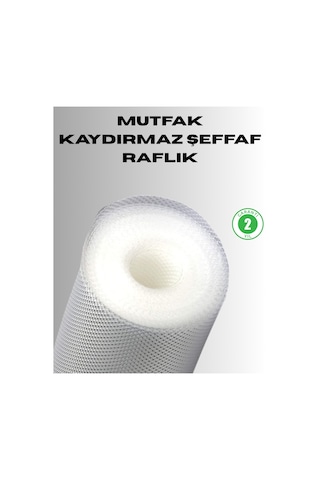 Kaydırmaz Şeffaf Raflık Çekmece Örtüsü 45x300 Cm