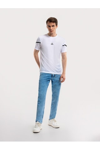 LOFT Regular Fit Erkek Tshirt K.kol Lf2035580 Q1.v1 Beyaz