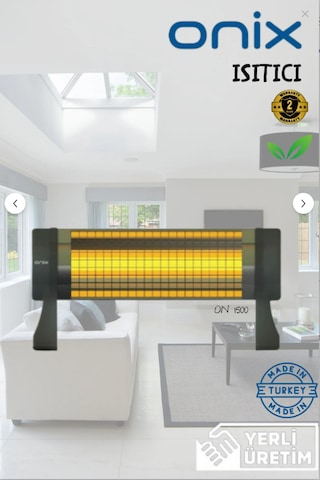 Onıx 1500 Watt Masa Altı Elektrikli Isıtıcı