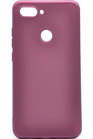 Ekılıf - Xiaomi Mi 8 Lite Uyumlu Kılıf Mat Soft Premier Silikon Kapak - Saks Mavi
