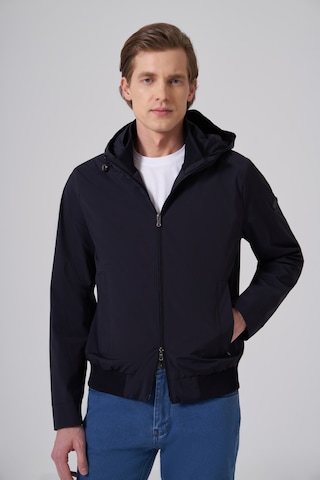 Morven Erkek Lacivert Trend Polyester Kapüşonlu Bomber Mont 26ks024011200 Lacivert
