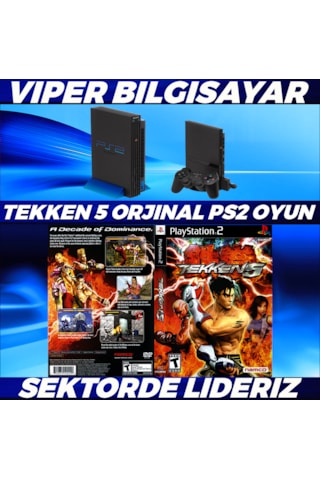 Muhteşem Tekken 5 Orjinal Ps2 Oyun Muhteşem Tekken 5 Orjinal Ps2 Oyun