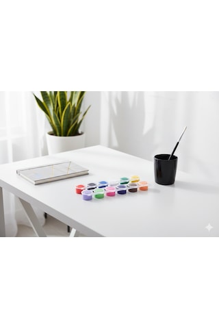 Akrilik Boya 12 Renk 10 Ml Karışık