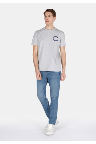 Colin's Colins Regular Fit Yuvarlak Yaka Düz Erkek Gri Kısa Kol Tişört Cl1074099 Q1.v2 Mga Gri Melanj