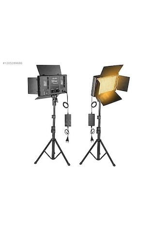 Dymax 800 Ledli Video Kamera Makyaj Dövme Işığı + 2M Tripod