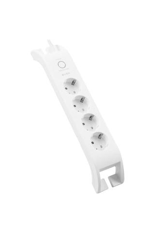 S-Link SPG3040 3G1.5mm2 900J 4'lü Akım Korumalı Priz 2 Metre Beyaz