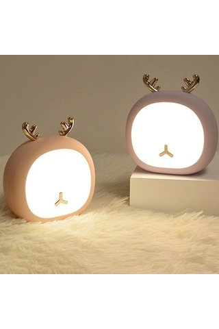 Usb Şarjlı Dokunmatik Tavşan Gece Lambası: Göz Koruma Ve Uyku Modu İle Ev Ve Ofis İçin Yumuşak Aydınlatma Diğer Diğer