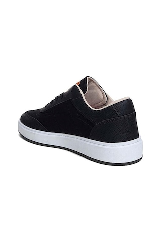 Günlük Erkek Sneaker Bağcıklı Fuspetli Rahat Casual Dikişli Keten Kaymaz Taban Yazlık Mevsimlik Yürüyüş Spor Ayakkabı 2024 SİYAH-BEYAZ
