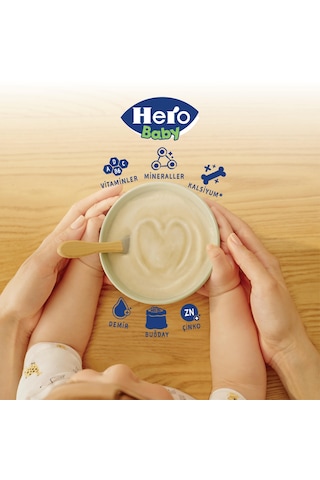 Hero Baby Sütlü İrmikli Ballı 400g X3