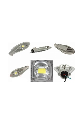 50 Watt Cob Ledli Sokak Armatürü 12 Volt Sokak Armatürü 12V Beyaz