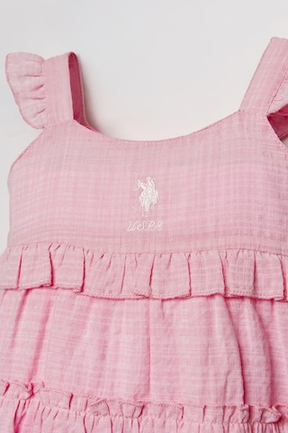 U.S. Polo Assn. U.s. Polo Assn Kız Bebek Elbise Pembe-2277 Pembe