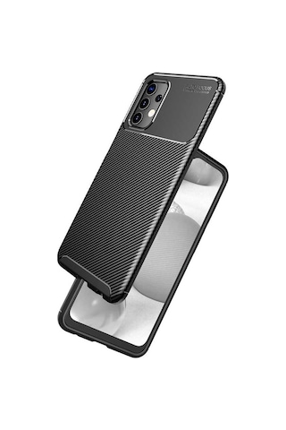 Galaxy A32 4g Kılıf Zore Negro Silikon Kapak Kahverengi