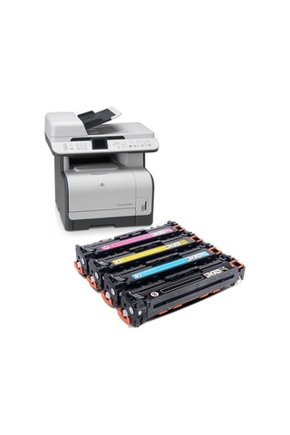 Hp 125A|Cb540A|Cb541A|Cb542A|Cb543A Hp Cm1312 Uyumlu Toner Seti