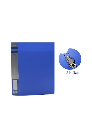 Gen-of A4 2 Halkalı Plastik Dosya Mavi 2,5 Cm Mg2502mv Mavi