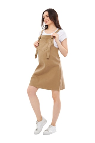 Luvmabelly Myra6310 Kot Hamile Jile Elbise-taş