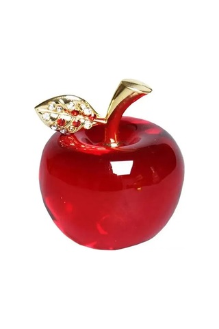 Ruicoo Parlak Kristal Elma Şeklinde Noel Süsü - Işıl Işıl Dekorasyon Diğer