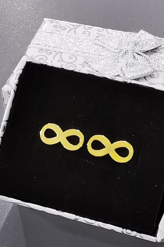 Omar Silver Kadın Sonsuzluk Çivili Gümüş Küpe